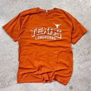 Texas Longhorn Short Sleeve T-shirt LARGE College Football Burnt Orange